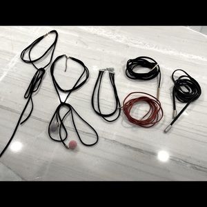 Velvet string chokers